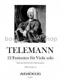 12 Fantasien (1735) TWV 40:26-37 (Viola Performance Score)