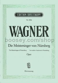 Die Meistersinger von Nürnberg WWV 96 (vocal score)