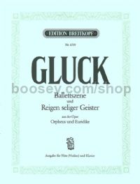 Ballettszene und 'Reigen seliger Geister' - flute, violin & piano