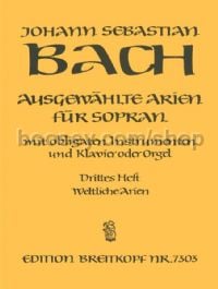 Ausgewahlte Arien 3 - soprano & organ