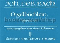 Orgelbüchlein BWV 599-644 - organ