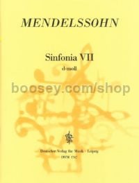 Sinfonia VII in D minor - string ensemble (score)