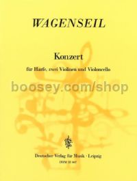 Concerto in G major - harp, 2 violins, cello