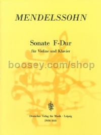 Sonata in F major - violin & piano