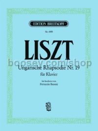 Hungarian Rhapsody No. 19 - piano