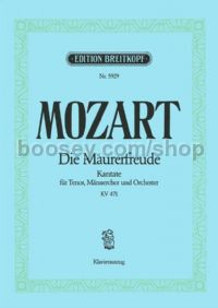 Die Maurerfreude in Eb major KV 471 (vocal score)