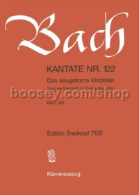 Das neugeborne Kindelein BWV122 (vocal score)
