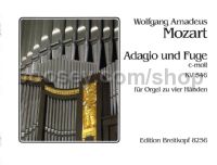 Adagio & Fugue in C minor - organ 4-hands