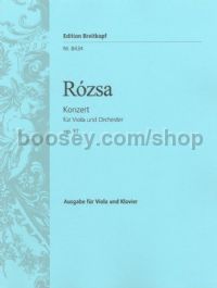 Viola Concerto, op. 37 - viola & piano reduction