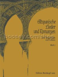 Altspan. Lieder u. Romanzen 2 - voice & guitar
