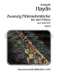 20 Flötenuhrstücke Hob XIX 2 - 3 flutes