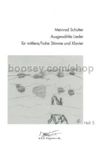 Ausgewählte Lieder, Vol. 5 - medium voice & piano