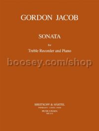 Sonata - treble recorder & basso continuo