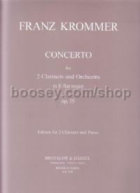 Concerto in Eb major, op. 35 - 2 clarinets & piano