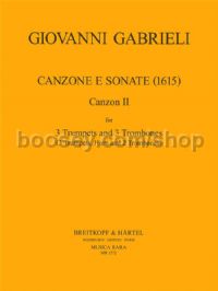 Canzone e Sonate (1615) No. 2 (score & parts)