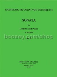 Sonata in A major, Op. 2 - clarinet & piano
