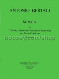 Sonata in A minor - 2 violins, bassoon, basso continuo