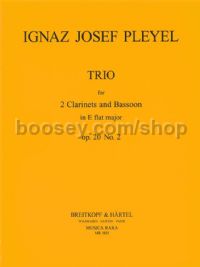 Trio in Eb major, Op. 20, No. 2 (score & parts)