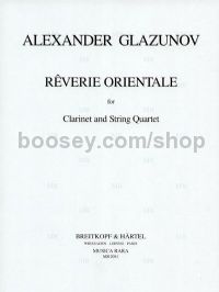 Reverie orientale - clarinet & string quartet (set of parts)