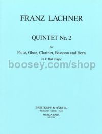 Quintet No. 2 in Eb - wind quintet (set of parts)