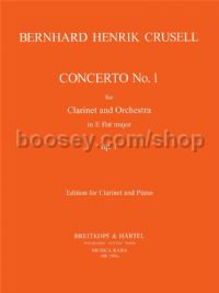 Clarinet Concerto No. 1 in Eb major, op. 1 - clarinet & piano reduction