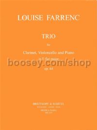 Trio in Eb major, Op. 44 - clarinet, cello & piano