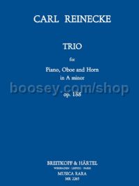 Trio in A minor, op. 188 - oboe, horn, piano