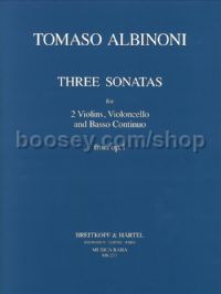Sonata a tre op. 1, Vol. 1: No. I-III - 2 violins, basso continuo