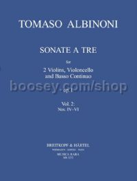 Sonata a tre op. 1, Vol. 2: No. IV-VI - 2 violins, cello & basso continuo