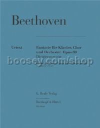 Choral Fantasy in C minor, op. 80 (score)
