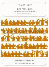 Les Préludes - orchestra (study score)