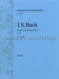 Overture (Suite) No. 3 in D major BWV 1068 (score)