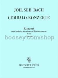 Harpsichord Concerto in A major BWV 1055 (score)