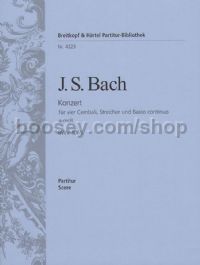 Harpsichord Concerto in A minor BWV 1065 (score)
