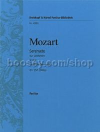 Serenade in D major K. 250 (248b) - violin & orchestra (score)