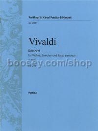Concerto in E minor RV 275 - violin, string ensemble & basso continuo (score)