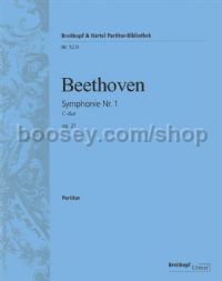 Symphony No. 1 in C major, op.21 (score)