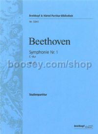 Symphony No. 1 in C major, op. 21 (study score)