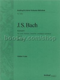 Violin Concerto in D minor, BWV 1043 (score)