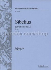 Symphony No. 2 in D major, op. 43 (study score)