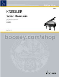 Schon Rosmarin - Piano