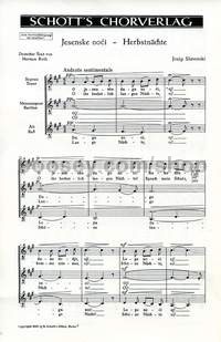 Serbische Volkslieder (choral score)