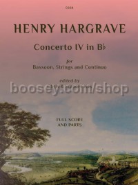 Concerto IV in Bb (Bassoon, Strings & Continuo)