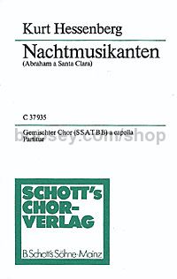 4 Chorlieder op. 31, No. 3 (choral score)