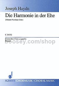 Die Harmonie in der Ehe (choral score)