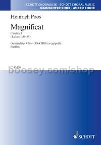 Magnificat - mixed choir (SSATBB) with soprano solo; organ ad lib. (score)