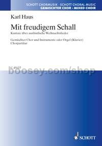 Mit freudigem Schall (choral score)