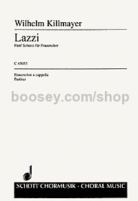 Lazzi (choral score)