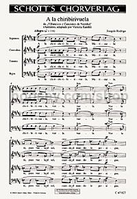 A la chiribirivuela (choral score)
