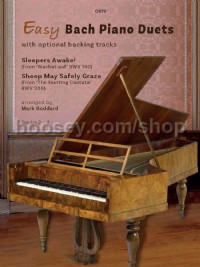 Easy Bach Piano Duets (Book & CD)